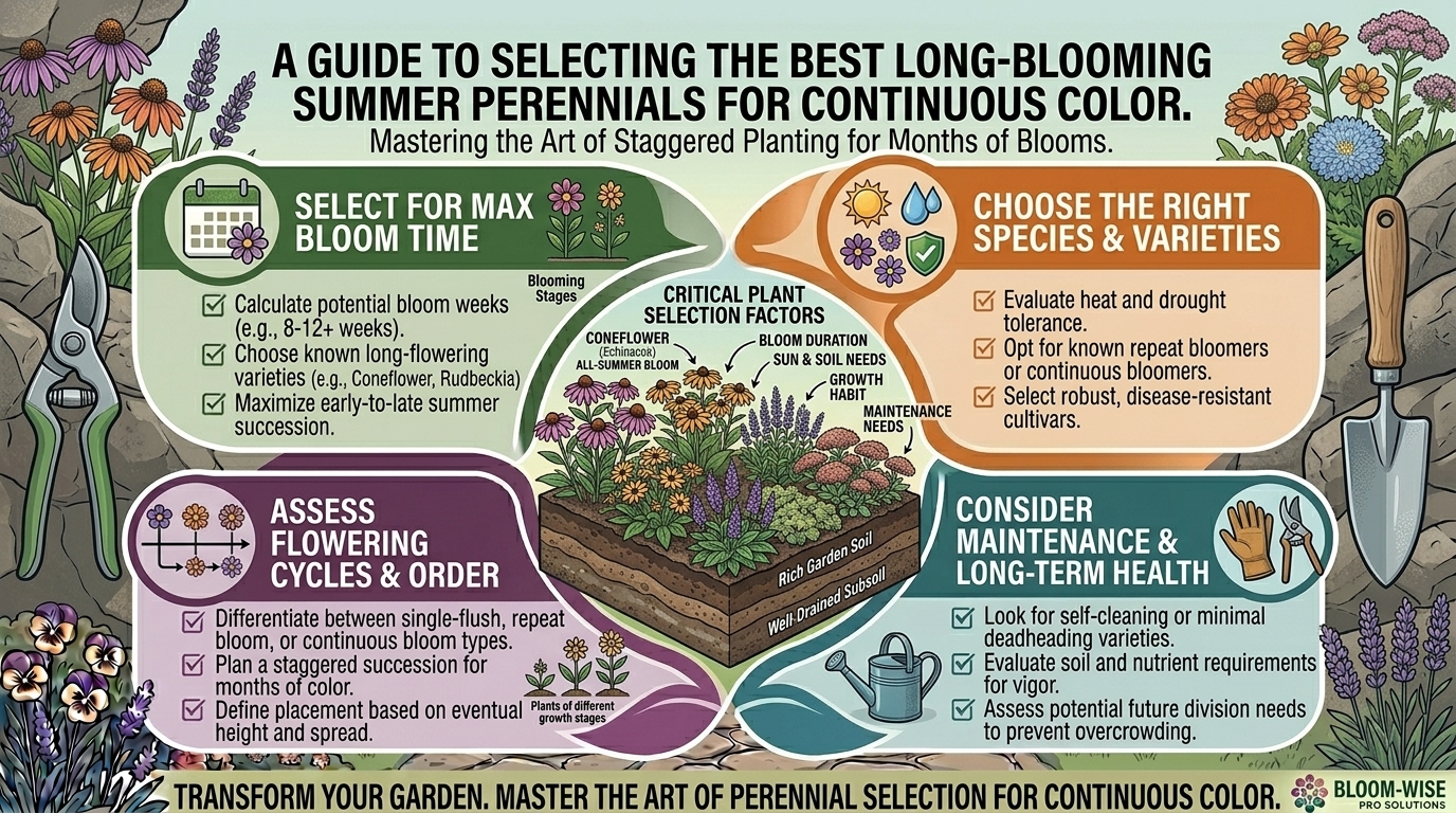 What are the best long-blooming summer perennials to keep your garden colorful for months.